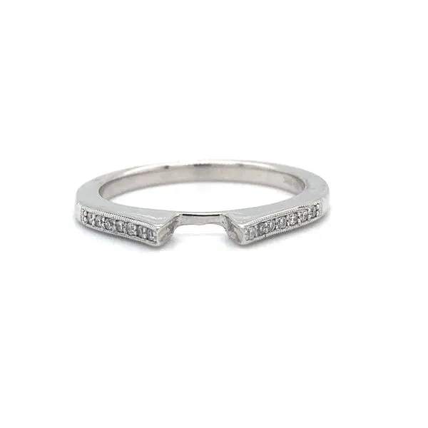 14 Karat White Gold Natural Diamond Engagement Ring and W...