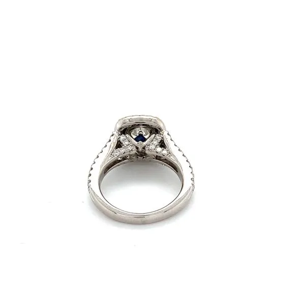 14 Karat White Gold Natural Diamond Estate Engagement Ring Image 3 Carroll / Ochs Jewelers Monroe, MI
