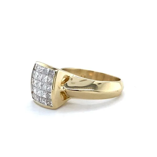 14 Karat Yellow Gold Estate Natural Diamond Engagement Ring Image 2 Carroll / Ochs Jewelers Monroe, MI