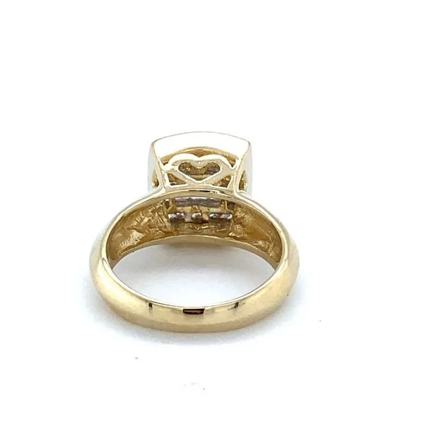 14 Karat Yellow Gold Estate Natural Diamond Engagement Ring Image 3 Carroll / Ochs Jewelers Monroe, MI