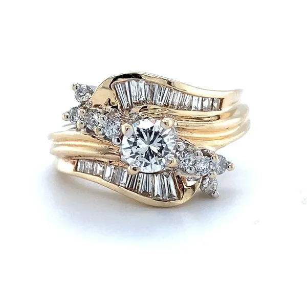 14 Karat Yellow Gold Estate Natural Diamond Engagement Ring Carroll / Ochs Jewelers Monroe, MI