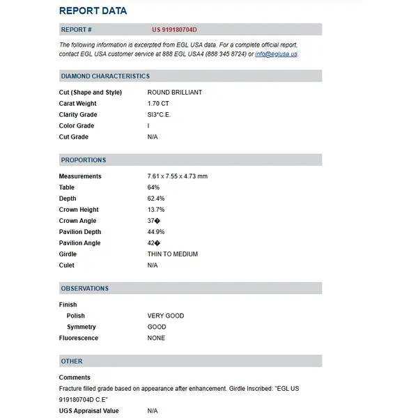 Natural Diamond Engagement Ring Image 3 Carroll / Ochs Jewelers Monroe, MI