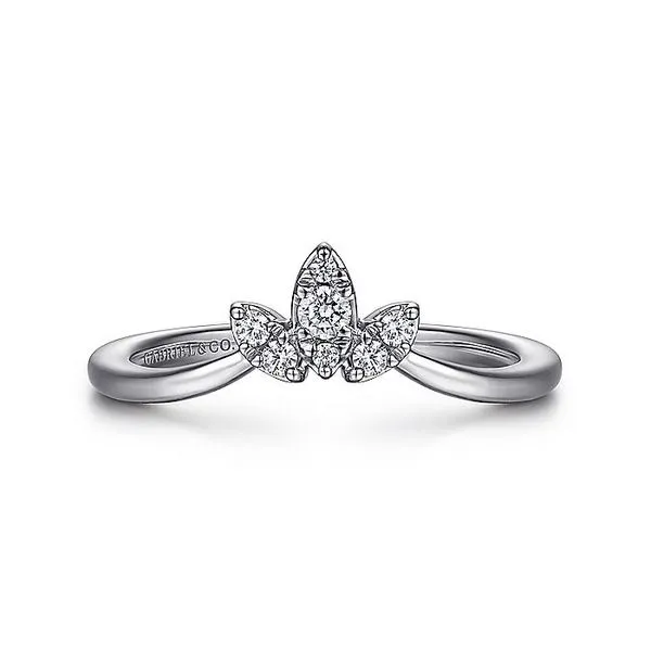14K White Gold Diamond Anniversary Band - 0.11 ct