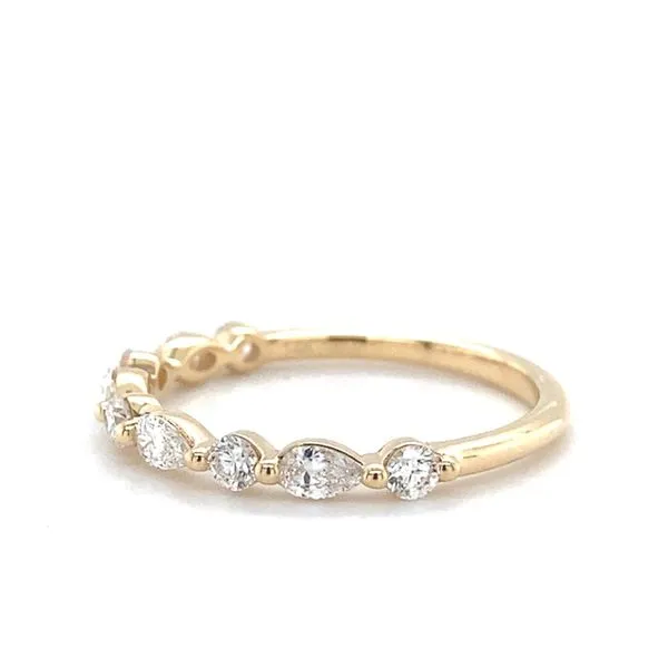 14 Karat Yellow Gold Natural Diamond Wedding Band Image 2 Carroll / Ochs Jewelers Monroe, MI
