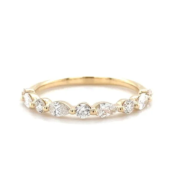 14 Karat Yellow Gold Natural Diamond Wedding Band Carroll / Ochs Jewelers Monroe, MI