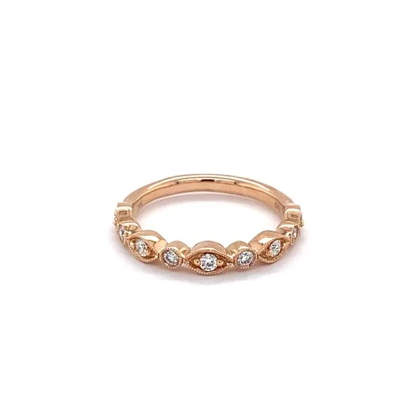 1/4 ctw Marquise & Dot Diamond Wedding Band in 14 Karat Gold Carroll / Ochs Jewelers Monroe, MI