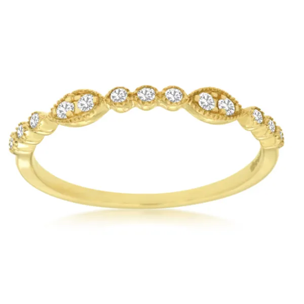 Womens Diamond Wedding Band