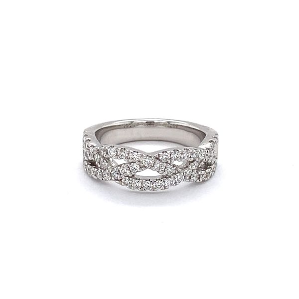 3/4 ctw Braided Diamond Wedding Band in 14 Karat Gold Carroll / Ochs Jewelers Monroe, MI
