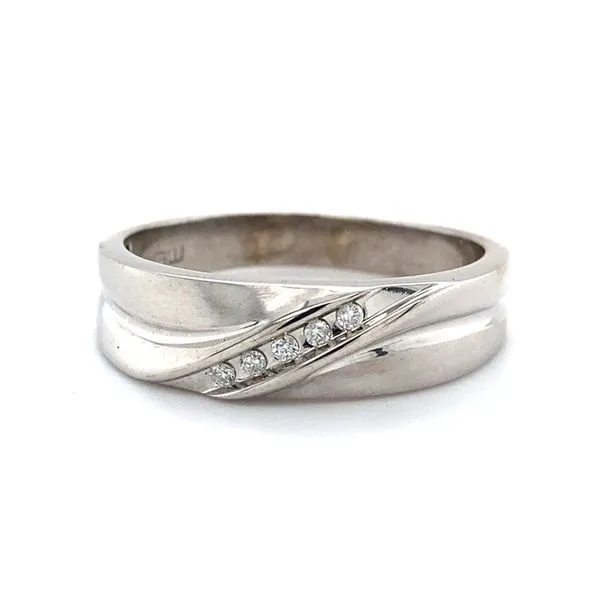 Mens Diamond Wedding Band