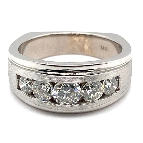 Mens Diamond Wedding Band