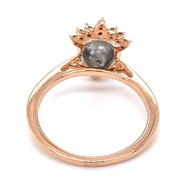 Salt & Pepper Diamond Ring in 14 Karat Rose Image 3 Carroll / Ochs Jewelers Monroe, MI
