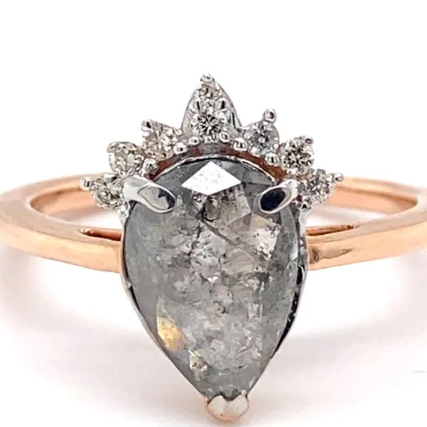 Salt & Pepper Diamond Ring in 14 Karat Rose Image 4 Carroll / Ochs Jewelers Monroe, MI