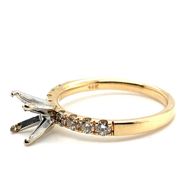 14 Karat Yellow Gold Natural Diamond Semi-Mounting Image 2 Carroll / Ochs Jewelers Monroe, MI