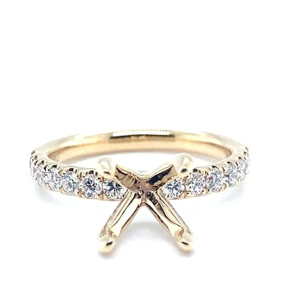 Natural Diamond Semi-Mounting