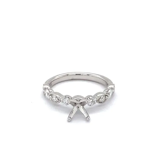 Natural Diamond Semi-Mounting Carroll / Ochs Jewelers Monroe, MI
