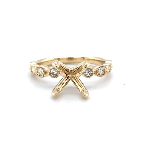 Natural Diamond Semi-Mounting Carroll / Ochs Jewelers Monroe, MI