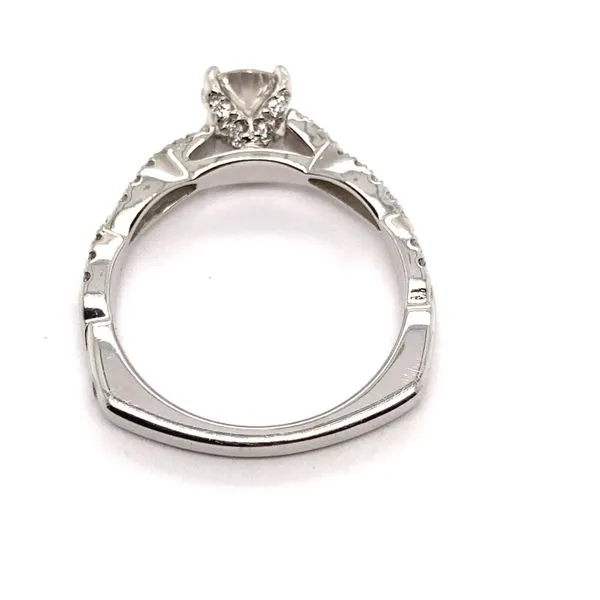 14 Karat White Gold Natural Diamond Engagement Ring Setting Image 2 Carroll / Ochs Jewelers Monroe, MI