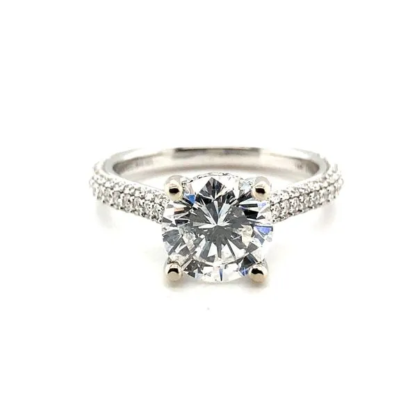 14 Karat White Gold Natural Diamond Engagement Ring Setting similar item image