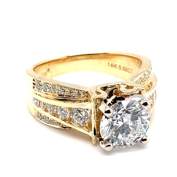 Natural Diamond Engagement Ring Setting Image 2 Carroll / Ochs Jewelers Monroe, MI