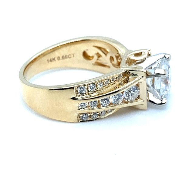 Natural Diamond Engagement Ring Setting Carroll / Ochs Jewelers Monroe, MI