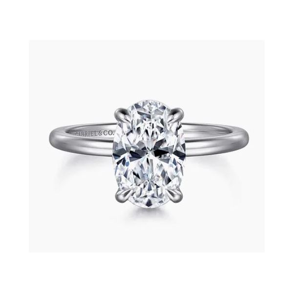 Natural Diamond Engagement Ring Setting Carroll / Ochs Jewelers Monroe, MI