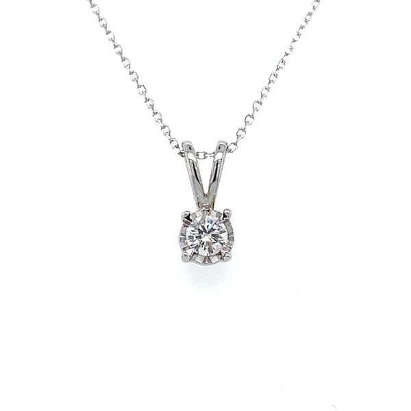 1/4 ctw Round Diamond Reflections Pendant in 14kt White Gold Carroll / Ochs Jewelers Monroe, MI
