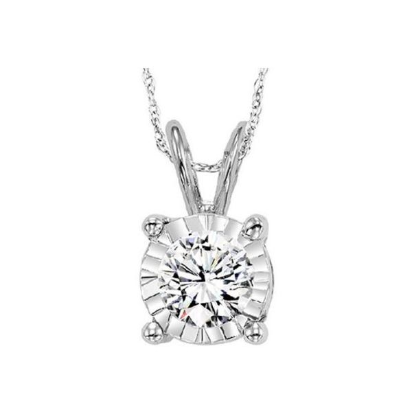 1/2 ctw Illusion Diamond Pendant in 14 Karat Carroll / Ochs Jewelers Monroe, MI