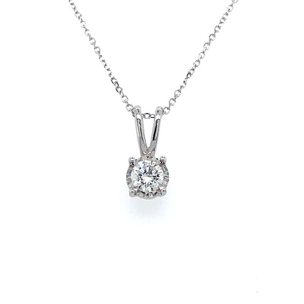 1/3 ctw Round Diamond Reflections Pendant in 14kt White Gold Carroll / Ochs Jewelers Monroe, MI