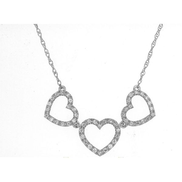 Diamond Heart Pendant in 14 Karat Carroll / Ochs Jewelers Monroe, MI