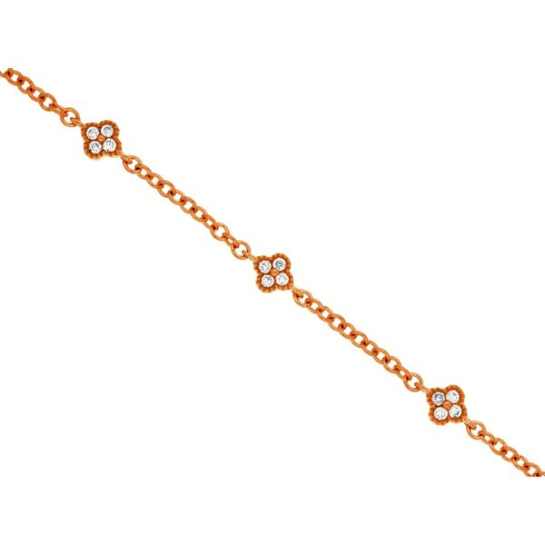 Diamond Stationary Bracelet in 14 Karat Carroll / Ochs Jewelers Monroe, MI