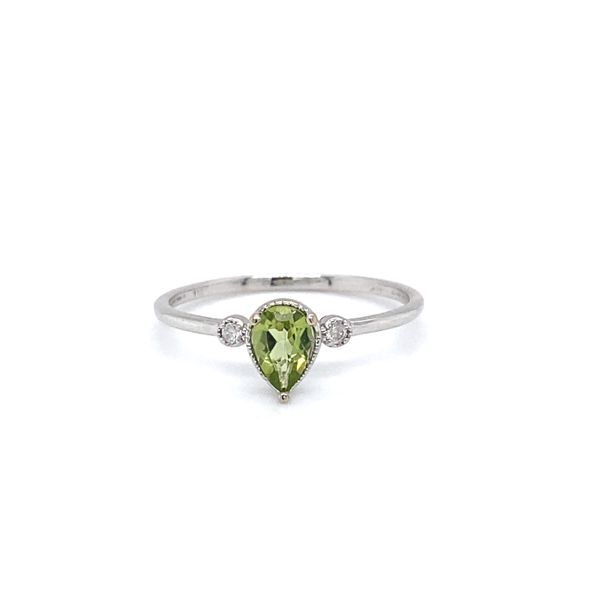 Peridot & Diamond Birthstone Ring in 14 Karat Carroll / Ochs Jewelers Monroe, MI