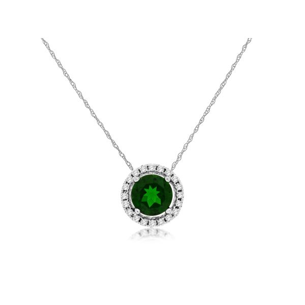 Russalite & Diamonds Pendant in 14 Karat Carroll / Ochs Jewelers Monroe, MI