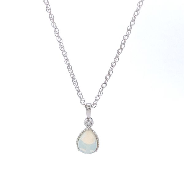 Opal & Diamond Pendant Carroll / Ochs Jewelers Monroe, MI