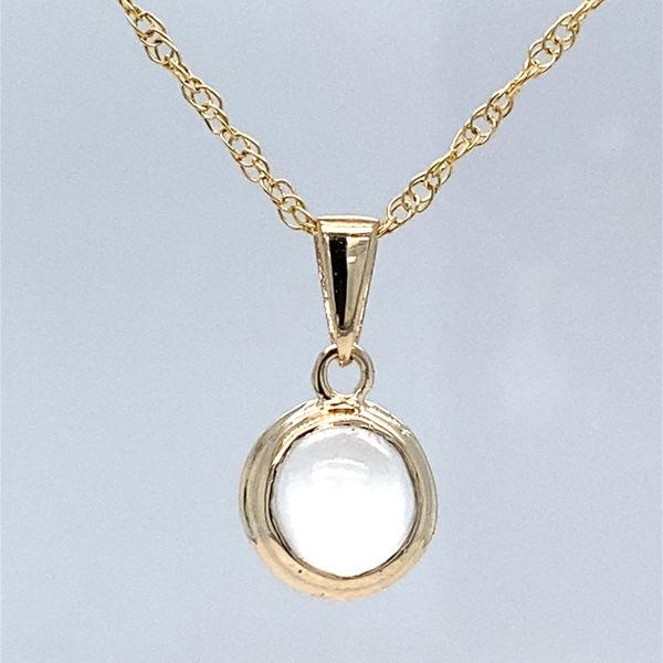 Gold Bearing Quartz 14K Yellow Gold Pendant Image 2 Carroll / Ochs Jewelers Monroe, MI