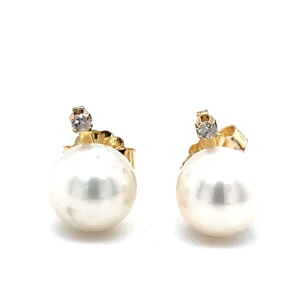 14K Yellow Pearl Stud Earrings Carroll / Ochs Jewelers Monroe, MI