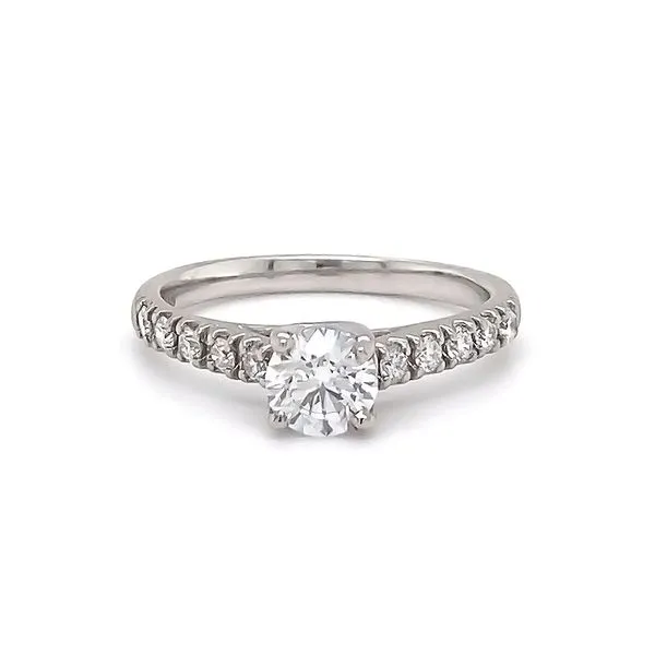 7/8 ctw Lab-Grown Diamond Simple Engagement Ring in White Gold Carroll / Ochs Jewelers Monroe, MI