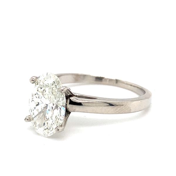 Lab Grown Diamond Solitaire Engagement Ring Image 2 Carroll / Ochs Jewelers Monroe, MI
