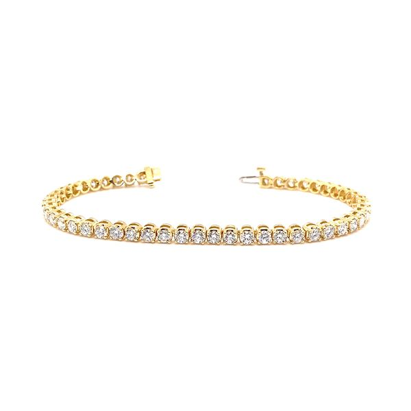 5-3/8 ctw Lab-Grown Diamond Tennis Bracelet in Yellow Gold Carroll / Ochs Jewelers Monroe, MI
