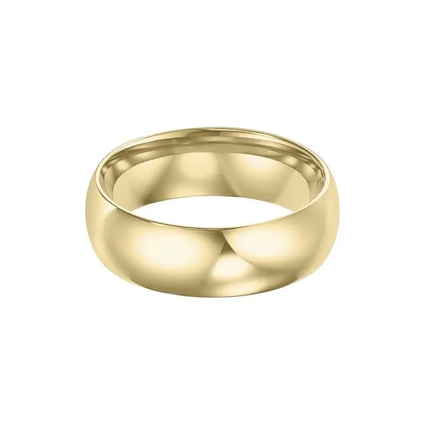 Mens Comfort Fit Wedding Band with High Polished Low Dome Carroll / Ochs Jewelers Monroe, MI