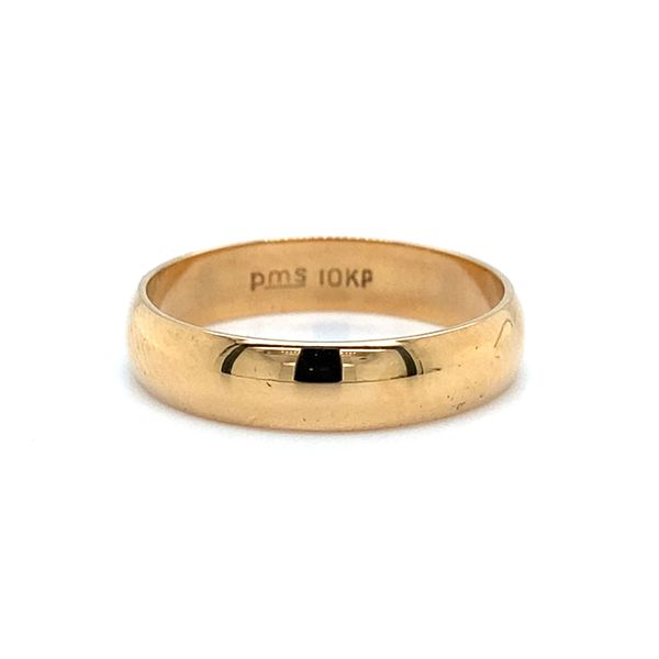 10K Yellow Gold 4mm Polished Band Ring Carroll / Ochs Jewelers Monroe, MI