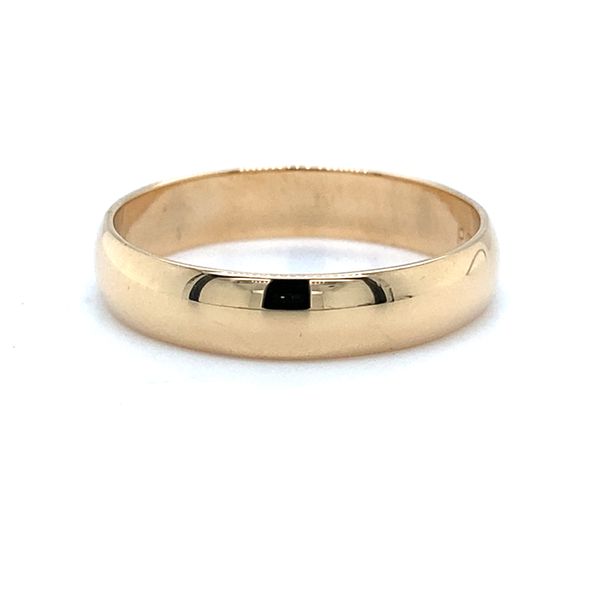 14K Yellow Gold 4mm Polished Band Ring Carroll / Ochs Jewelers Monroe, MI