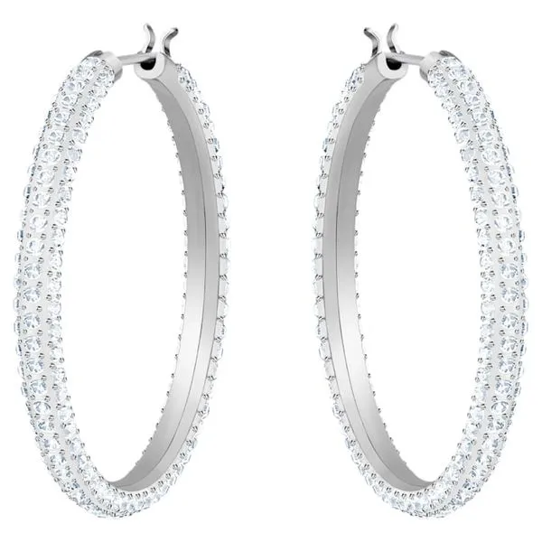 Stone hoop earrings Carroll / Ochs Jewelers Monroe, MI