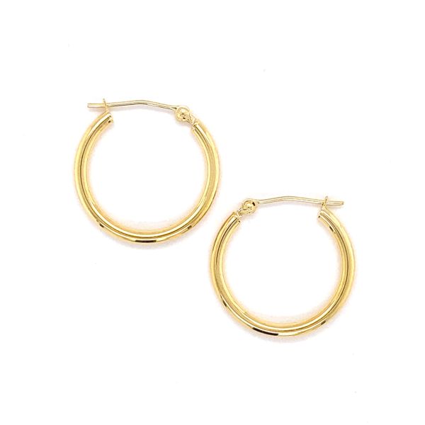 20 x 2 mm Hoop Earrings in 14 Karat Carroll / Ochs Jewelers Monroe, MI