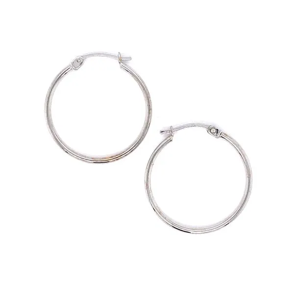 25 x 1.5 mm Hoop Earrings in 14 Karat Carroll / Ochs Jewelers Monroe, MI