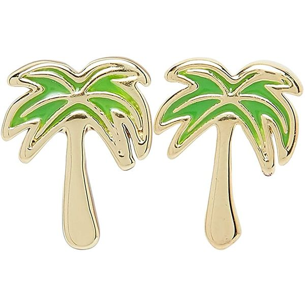 Palm Tree Studs Carroll / Ochs Jewelers Monroe, MI