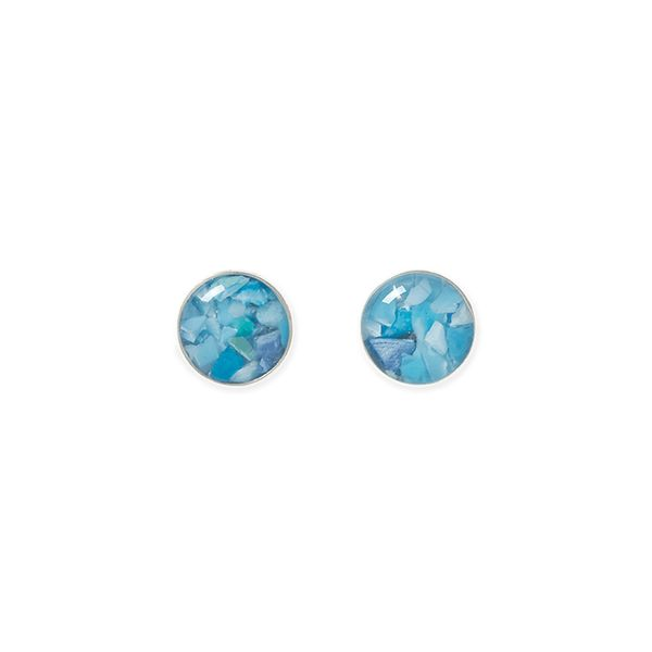 4Ocean Sterling Silver Stud Earrings Carroll / Ochs Jewelers Monroe, MI