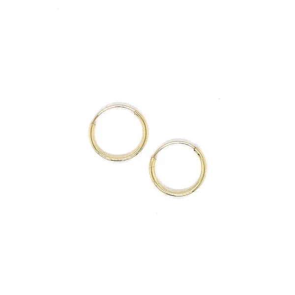 10 mm Hoops Earrings in 14 Karat Carroll / Ochs Jewelers Monroe, MI