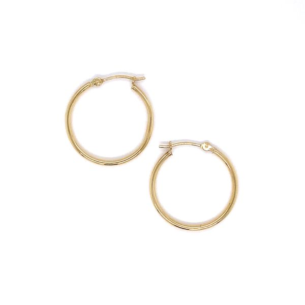 20 x 1.5 mm Hoop Earrings in 14 Karat Carroll / Ochs Jewelers Monroe, MI