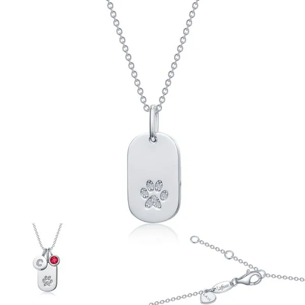 Paw Print Necklace Carroll / Ochs Jewelers Monroe, MI