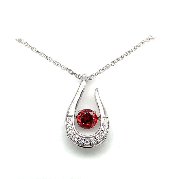 Sterling Silver January Birthstone Pendant Carroll / Ochs Jewelers Monroe, MI